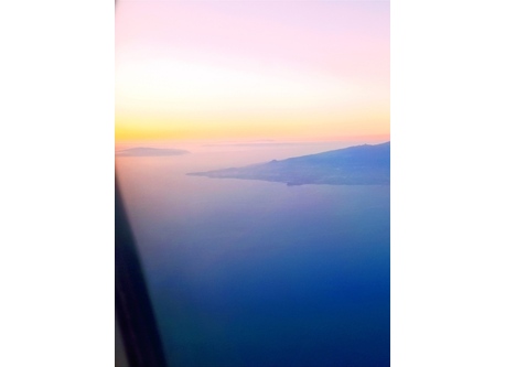 Aerial view of a few Canary Islands: Tenerife, La Gomera & La Palma