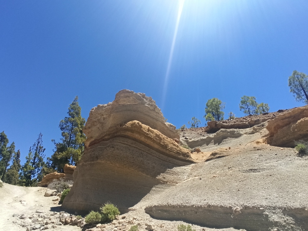 Hiking to Paisaje Lunar above Vilaflor