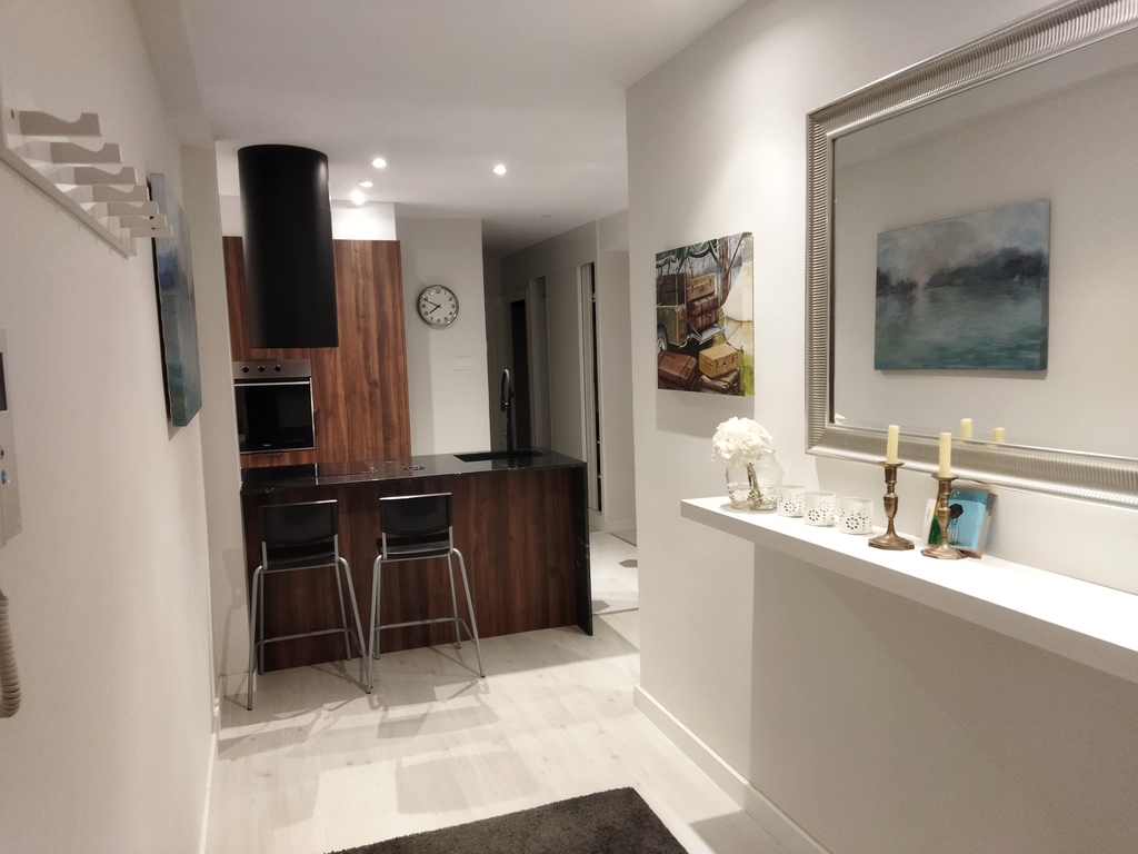 Cocina desde la entrada 