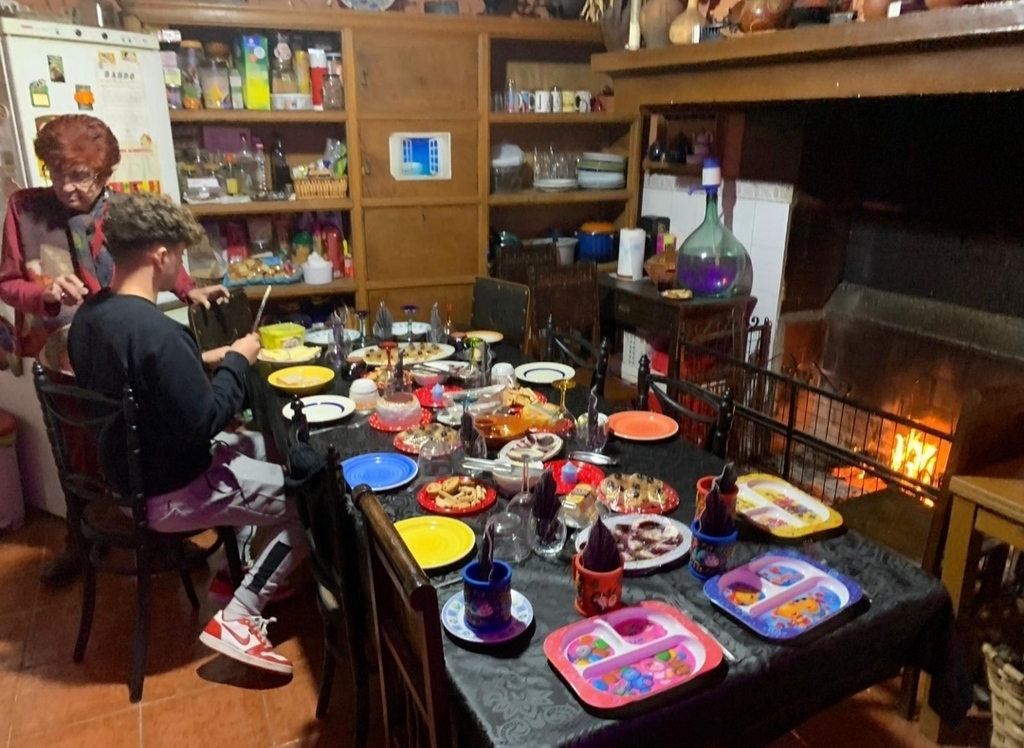 Cocina de la casa. Kitchen of the house