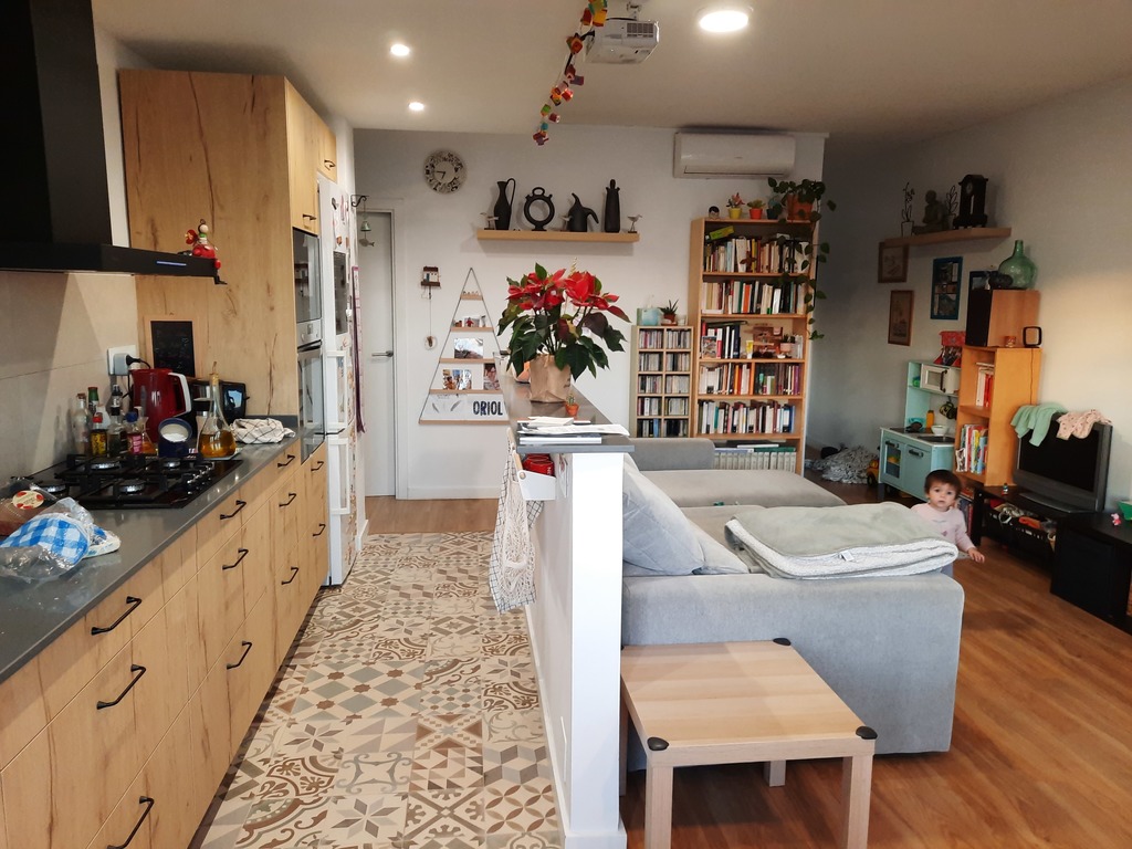 Kitchen and living room