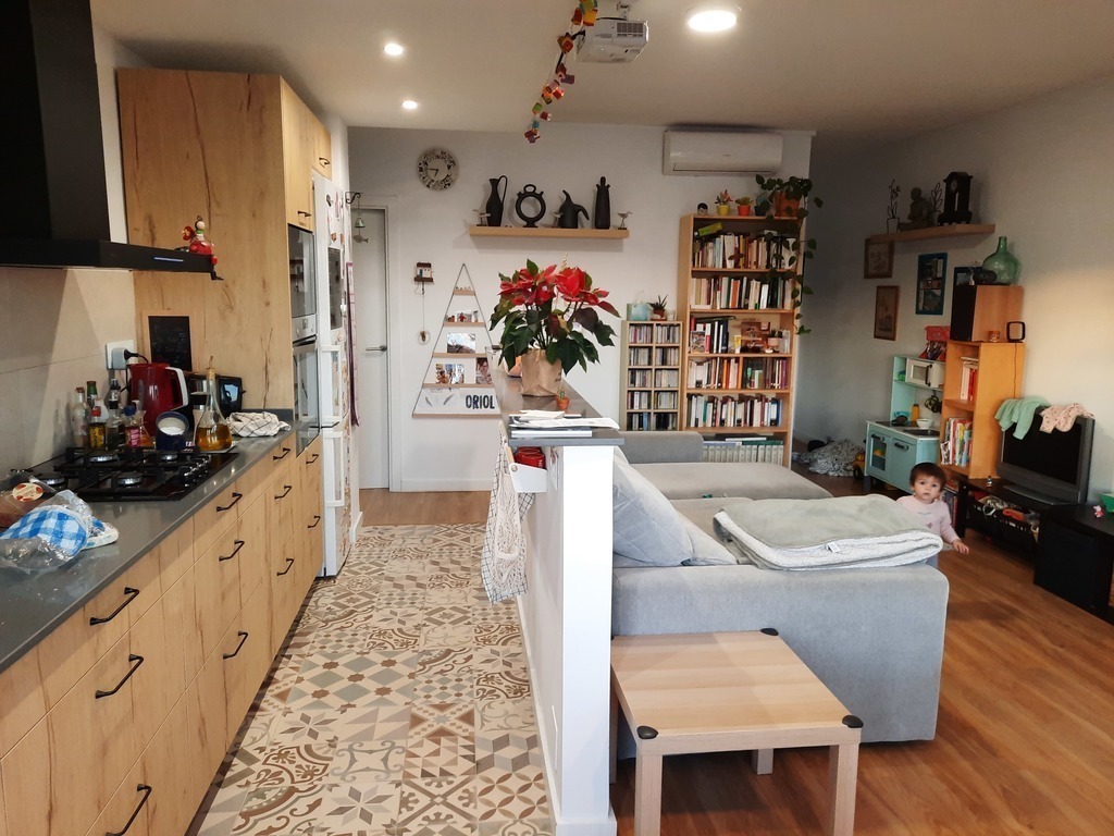 Kitchen and living room