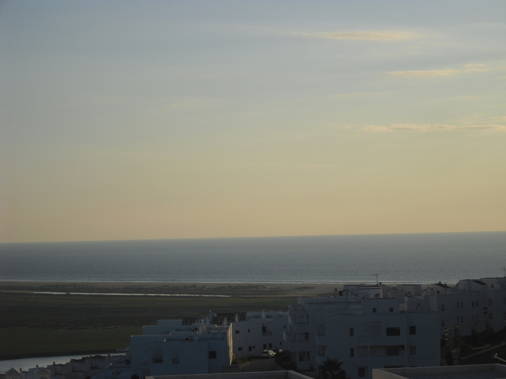 Views from the apartment of a natural beach