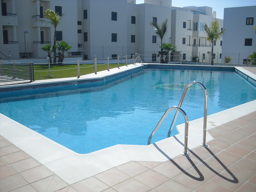 Swimming pool of the residential.