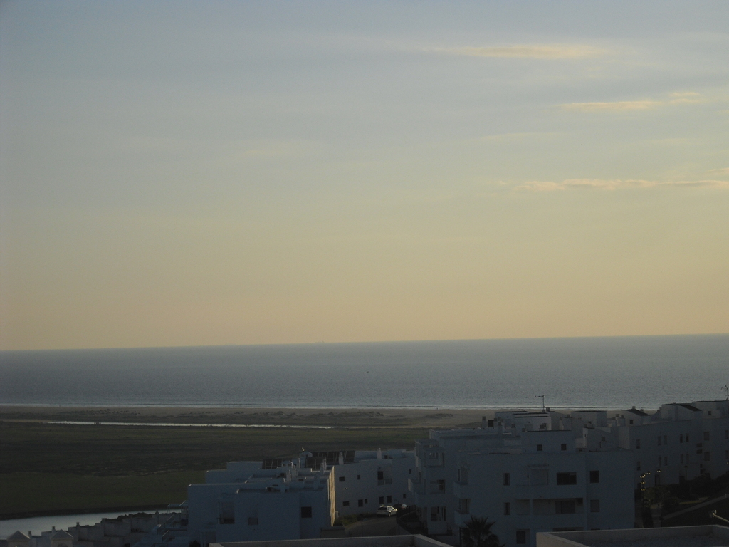 Views from the apartment of a natural beach