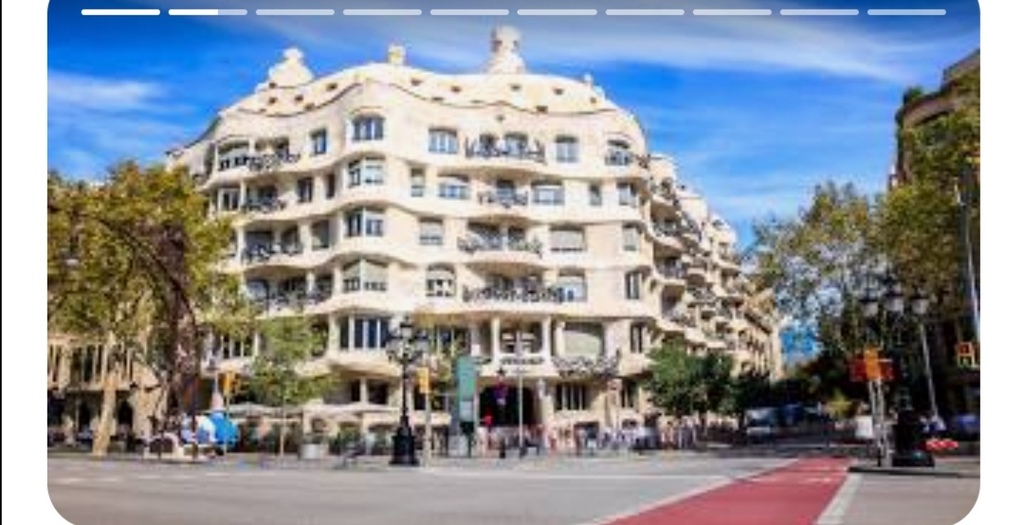 Casa Milà, "La Pedrera". 5' from home