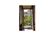 One of the three sunny balconies