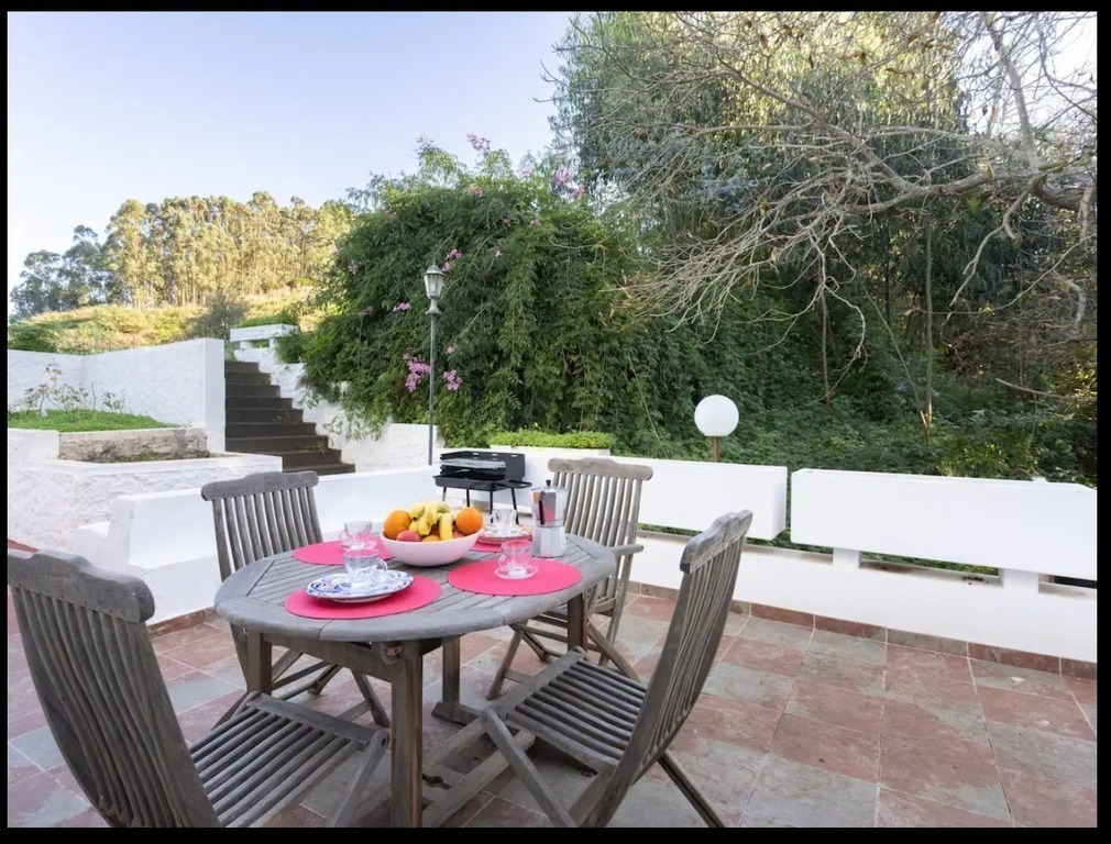 Terraza lateral de la vivienda