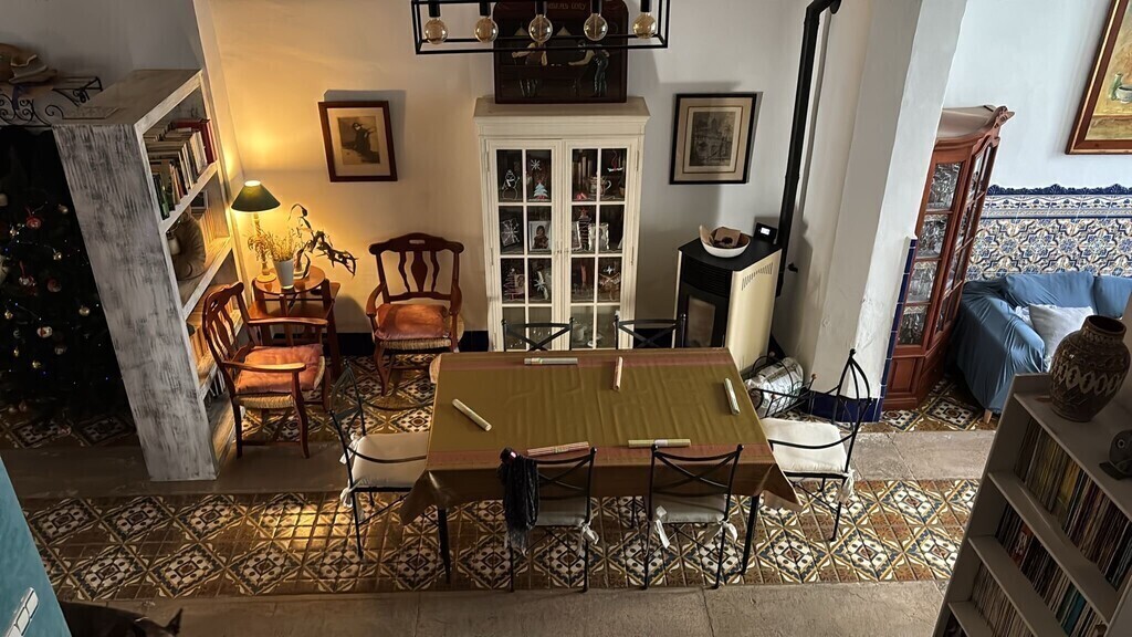 menjador des de l'escala