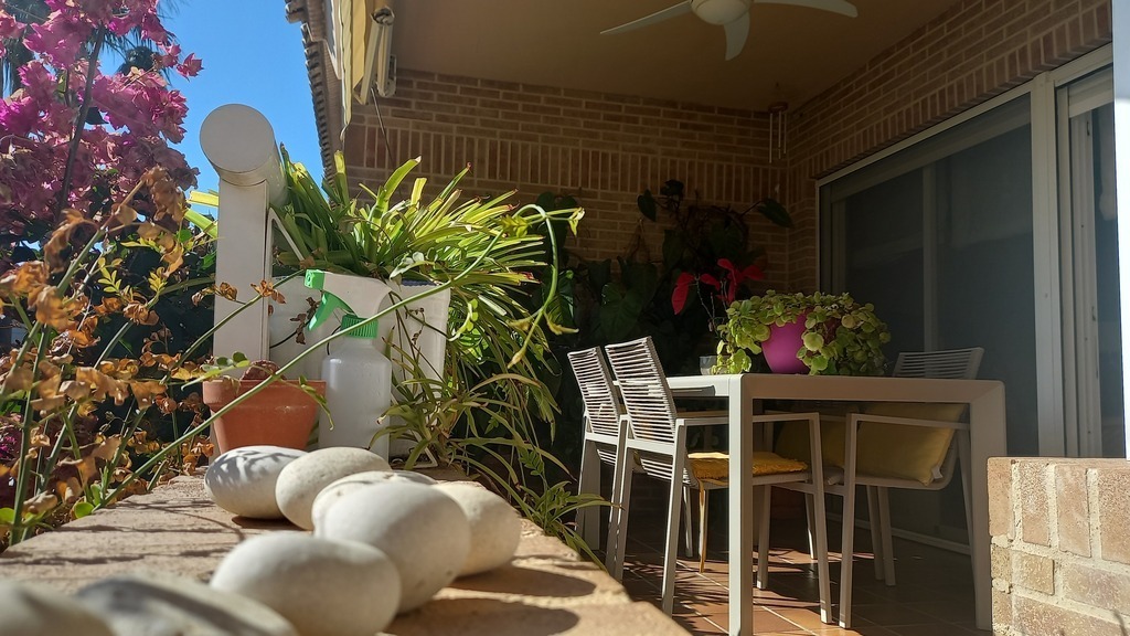 Middle terrace of three