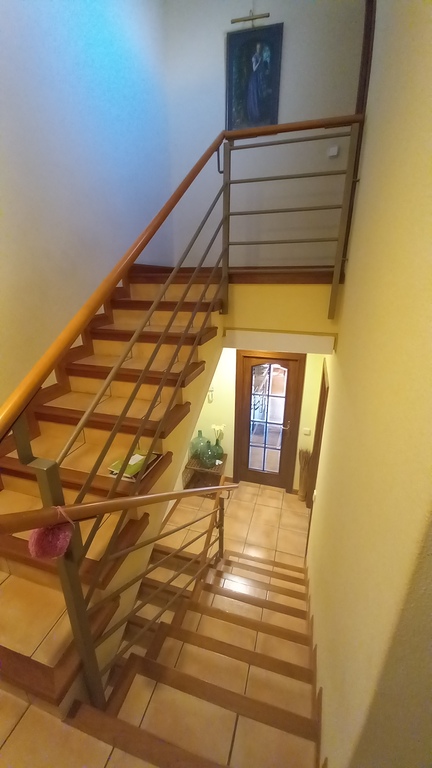 Stairs to the different levels