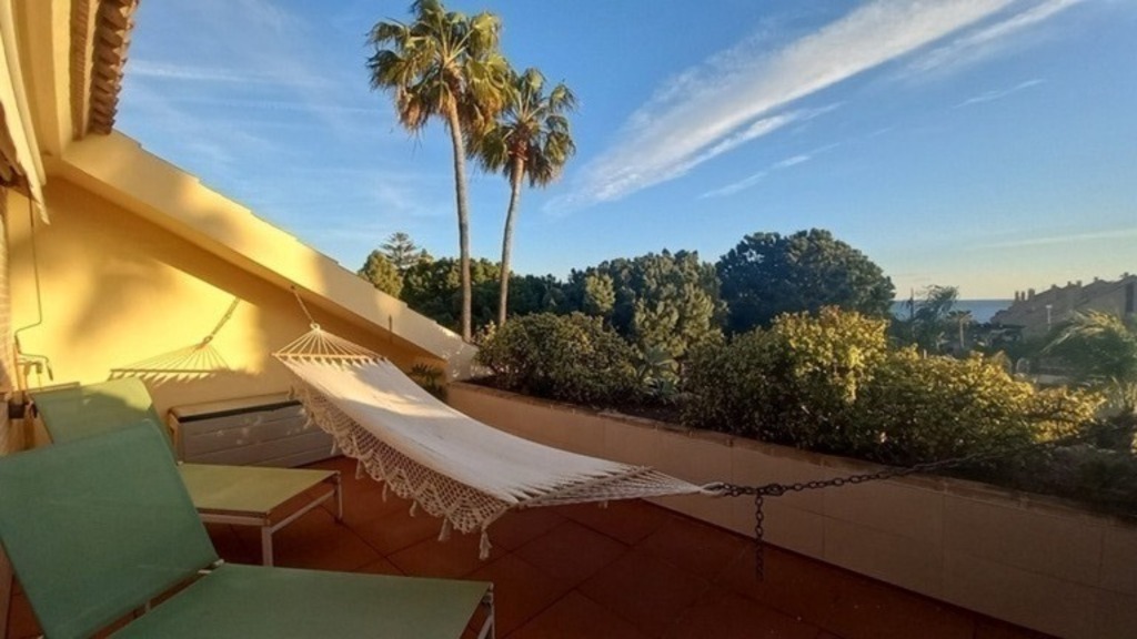 Upper terrace from bedroom to garden