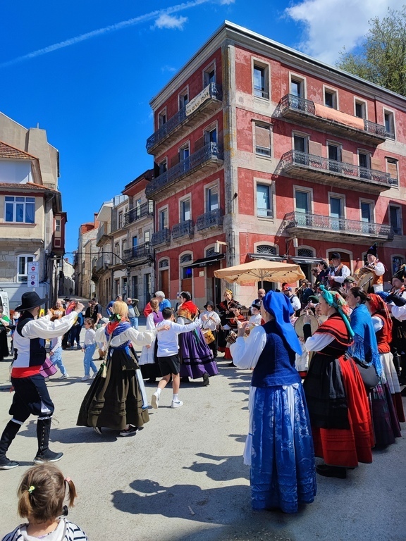 Fiesta popular en Vigo