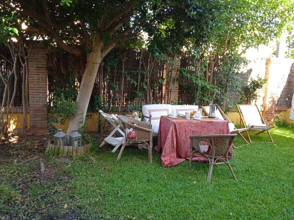 Jardin privado trasero