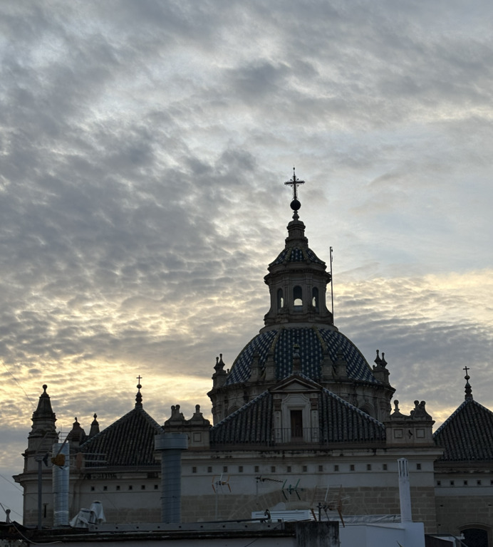 View from our rooftop (El Salvador)