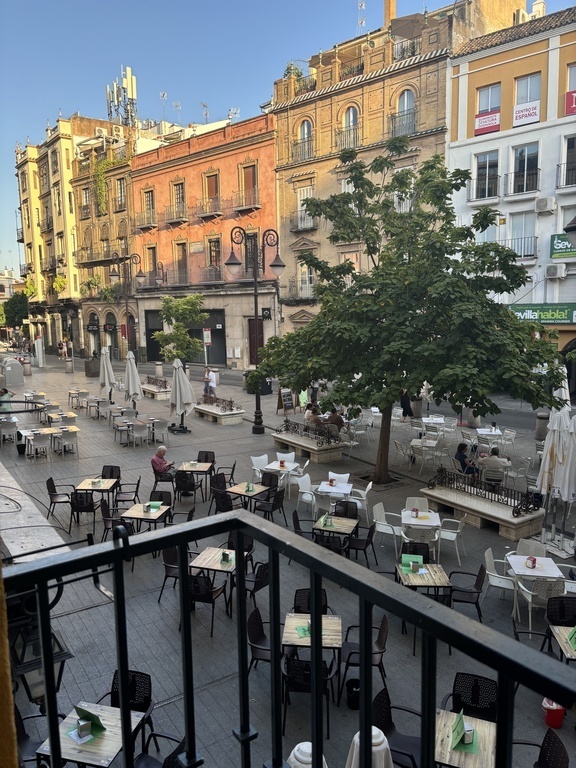 View from our balcony