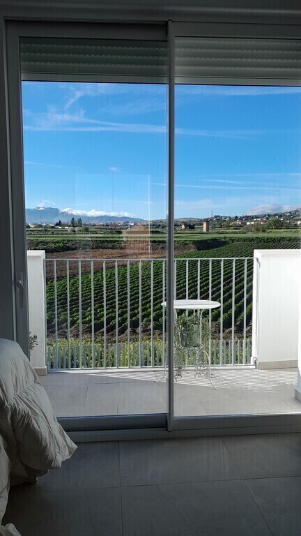 View from bedroom over the Vega and the Sierra Nevada