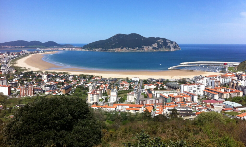 Nearby Laredo beach, one of the most reknown beaches in northern Spain
