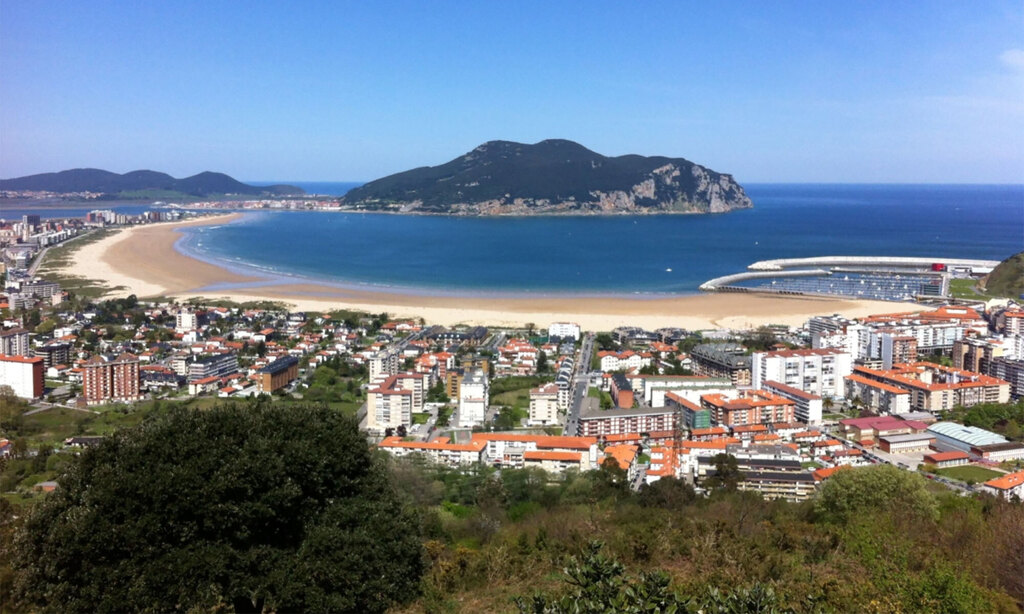 Nearby Laredo beach, one of the most reknown beaches in northern Spain