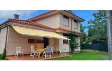 Rear view of the house