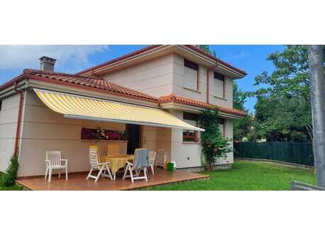 Rear view of the house