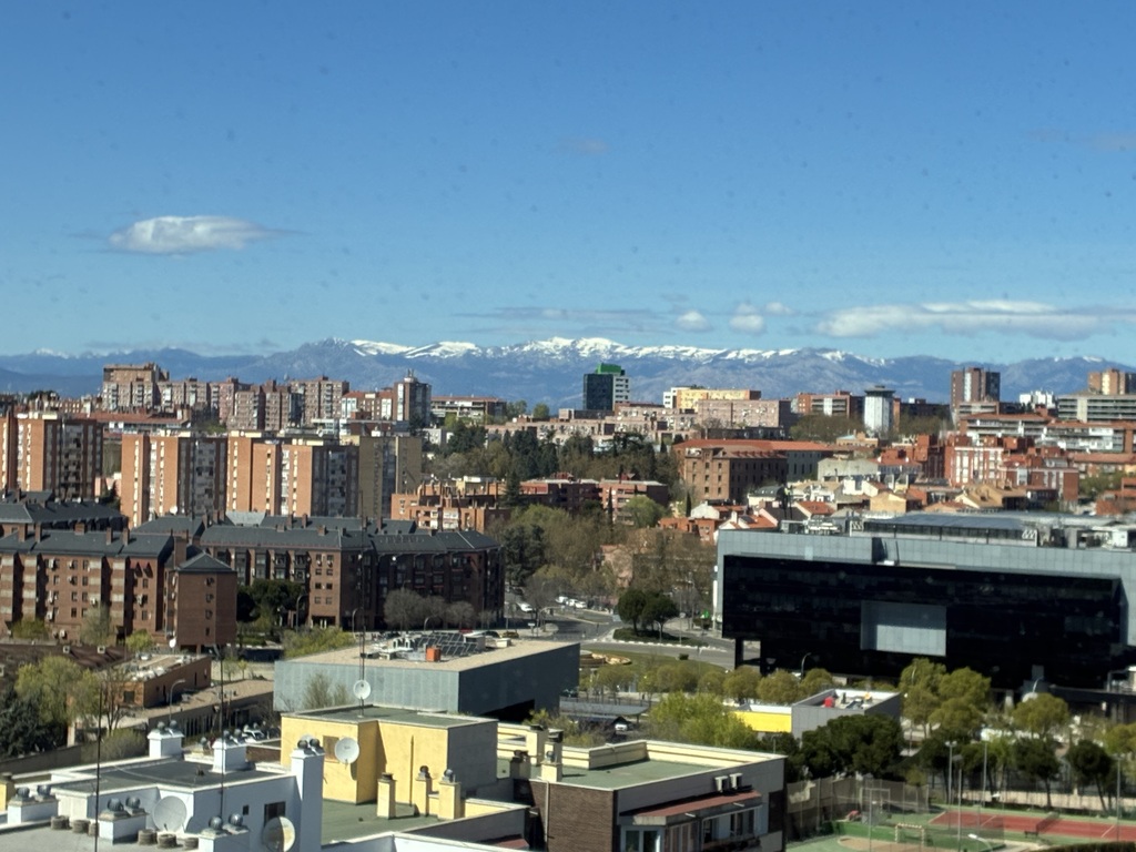 View on the Sierra from the living room (mountains)