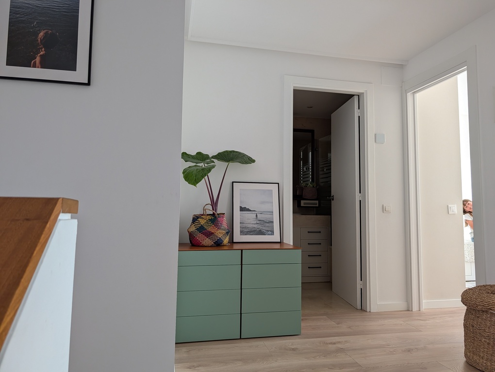 Rellano/distribuidor de la primera planta