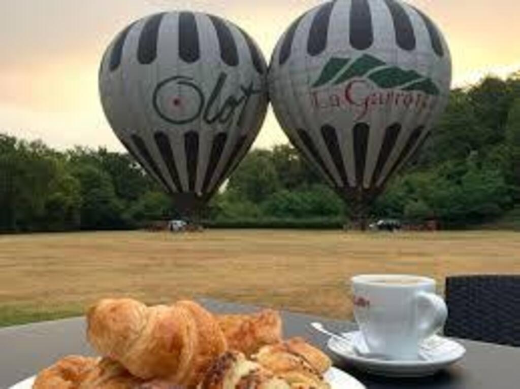 La Garrotxa, vuelo en globo. 