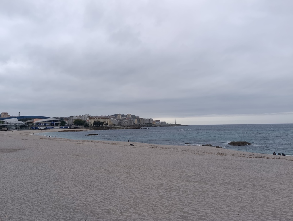 Riazor beach