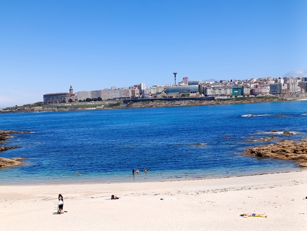 Riazor beach