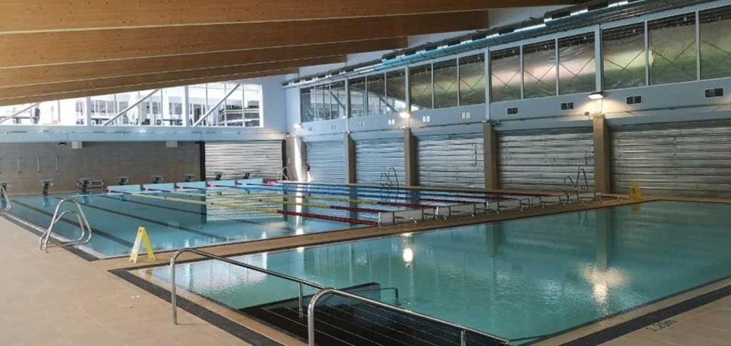 Club Natació Olot, 3 piscinas interiores. 