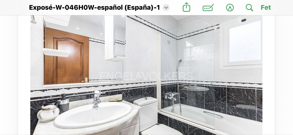 Lavabo completo con banyera 
