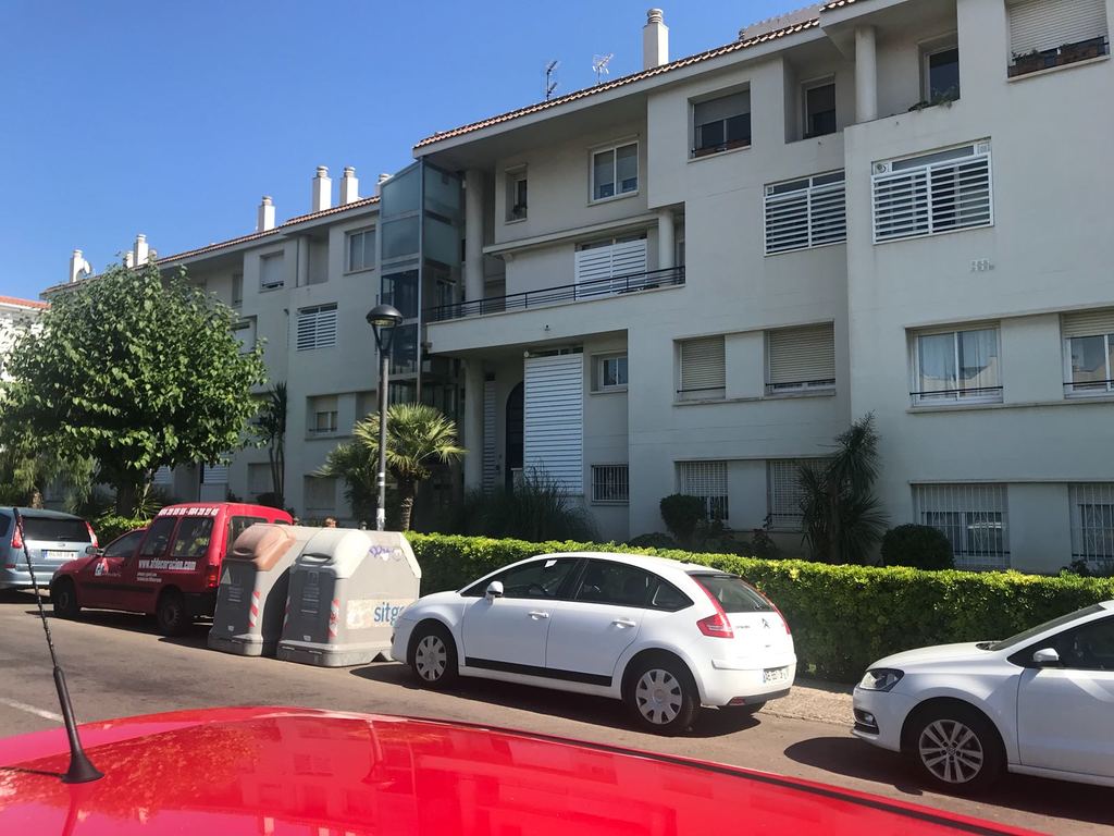 The apartment from the street