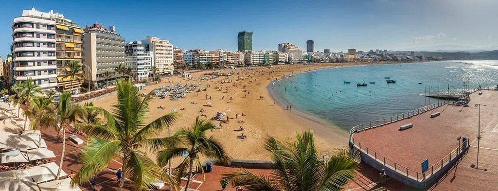 Las Palmas: Playa de Las Canteras
