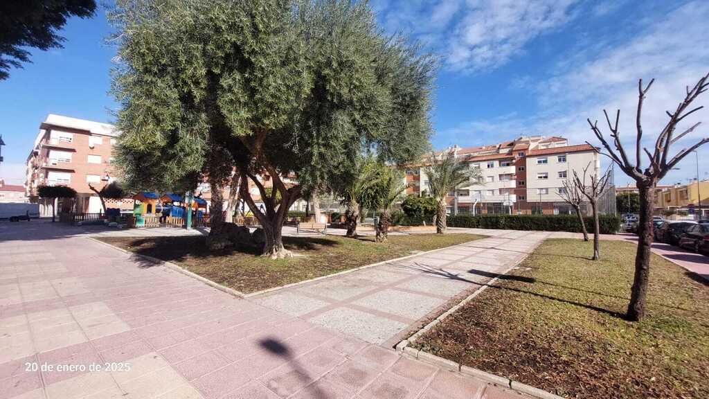 Parque enfrente de la casa