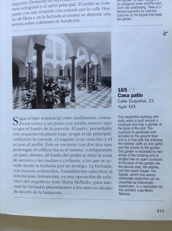 Extract from Architectural Guide to Granada