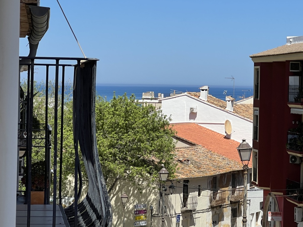 View from French balcony, Denia
