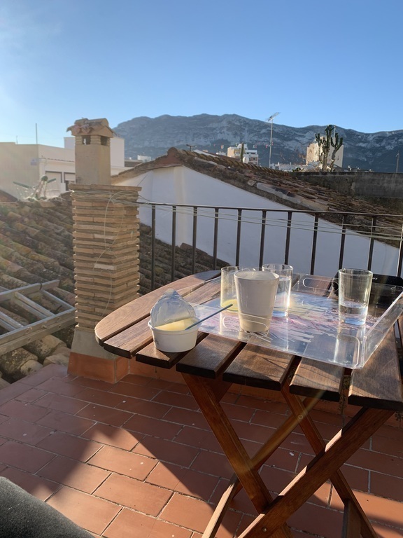 Roof terrace in Denia
