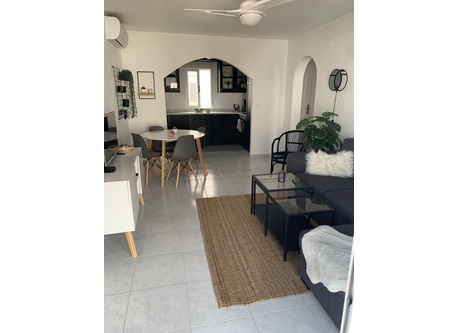 Living room and kitchen. Sofa bed for 2 people.