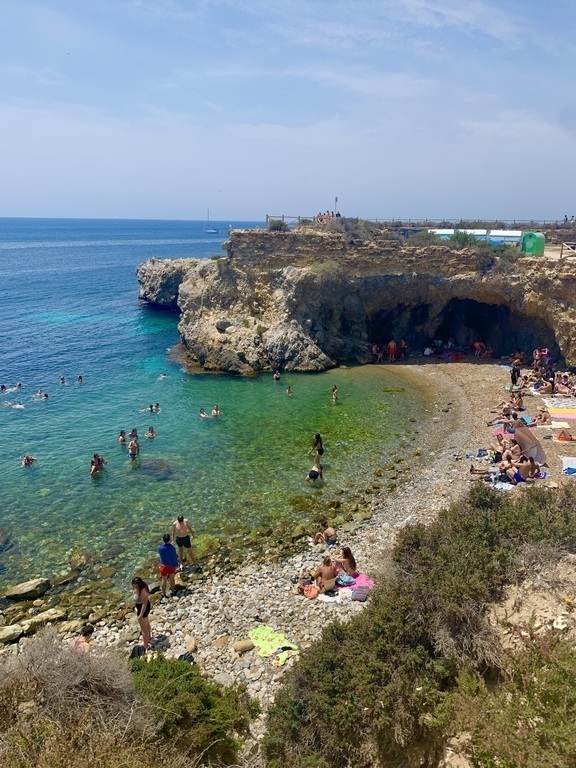 Wonderful island of Tabarca where boats go every half hour.