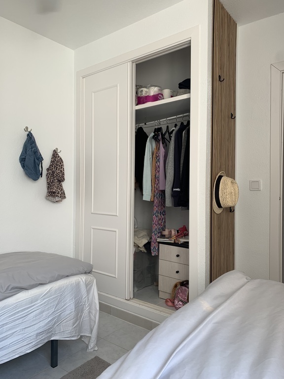 Wardrobes in both bedrooms.