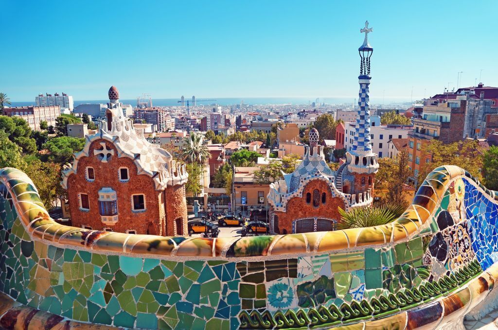 Gaudí's Park Güell (easily reachable by bus H4)