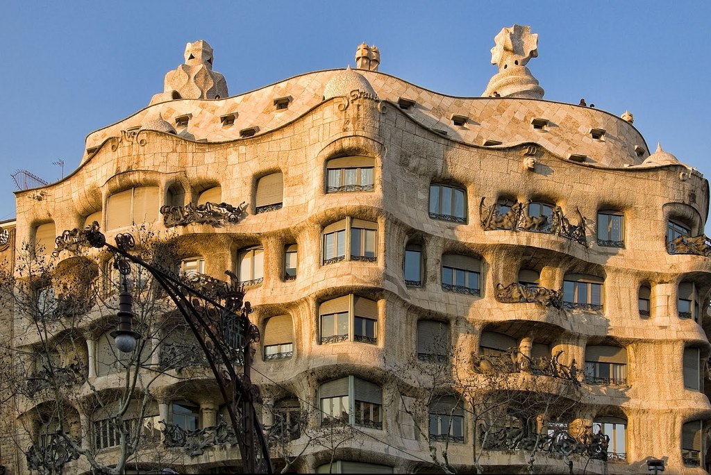 Gaudí's Casa Pedrera (easily reachable by metro)