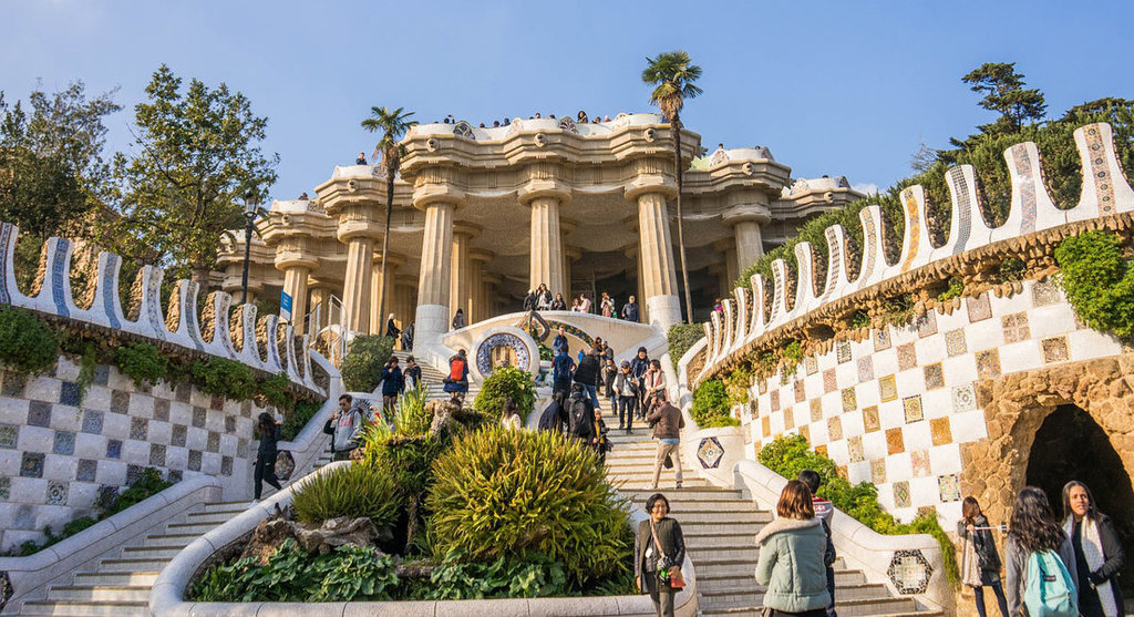 Gaudí's Park Güell (easily reachable by bus H4)