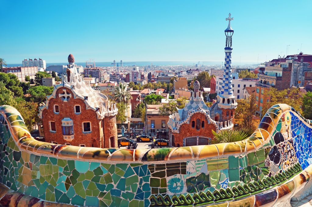 Gaudí's Park Güell (easily reachable by bus H4)