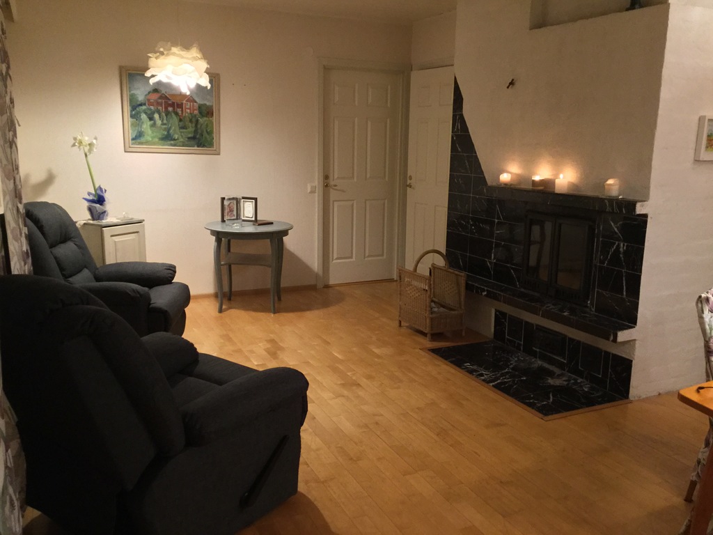 Livingroom with fireplace