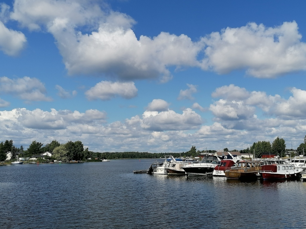 Hamina, summer and boats