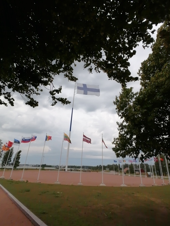 Flag square