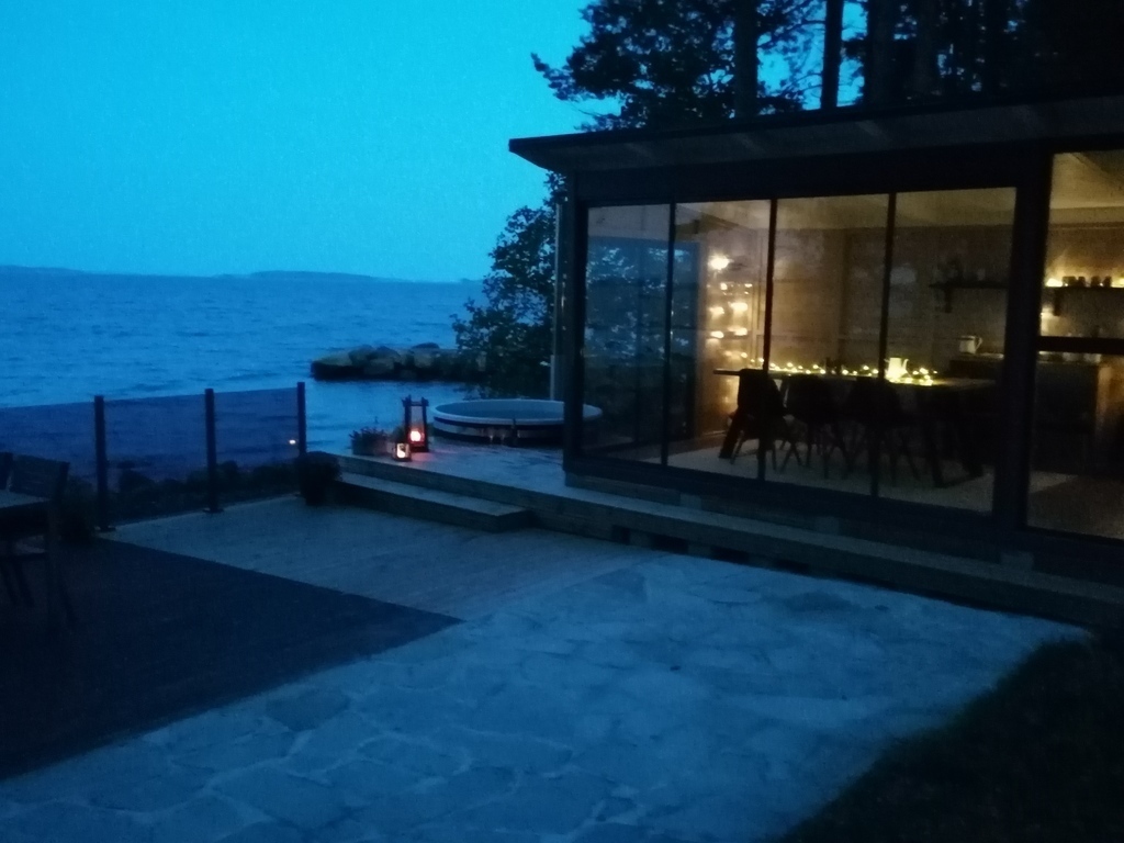 Nice evening In the summercottage