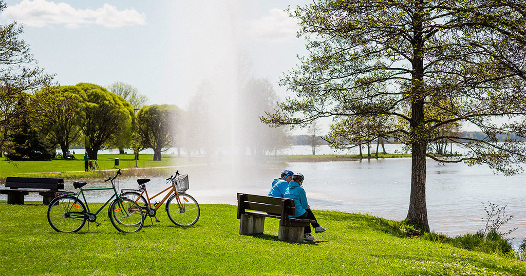 Waterfront park in Järvenpää